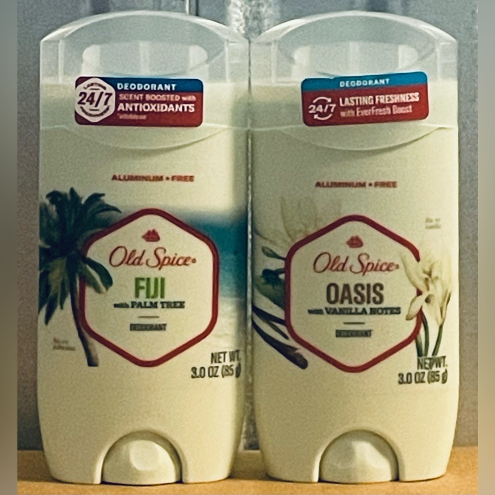 Old Spice Fiji & Oasis Men's Deodorant Duo — 3oz